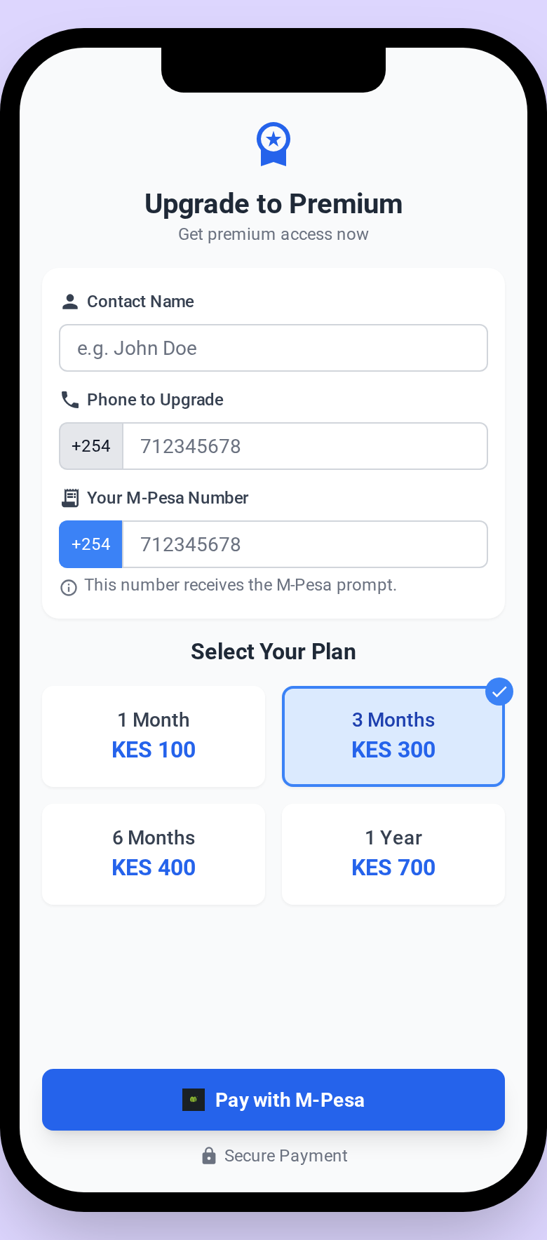 Create VCF screenshot